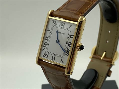 montre cartier tank prix|cartier full tank watch.